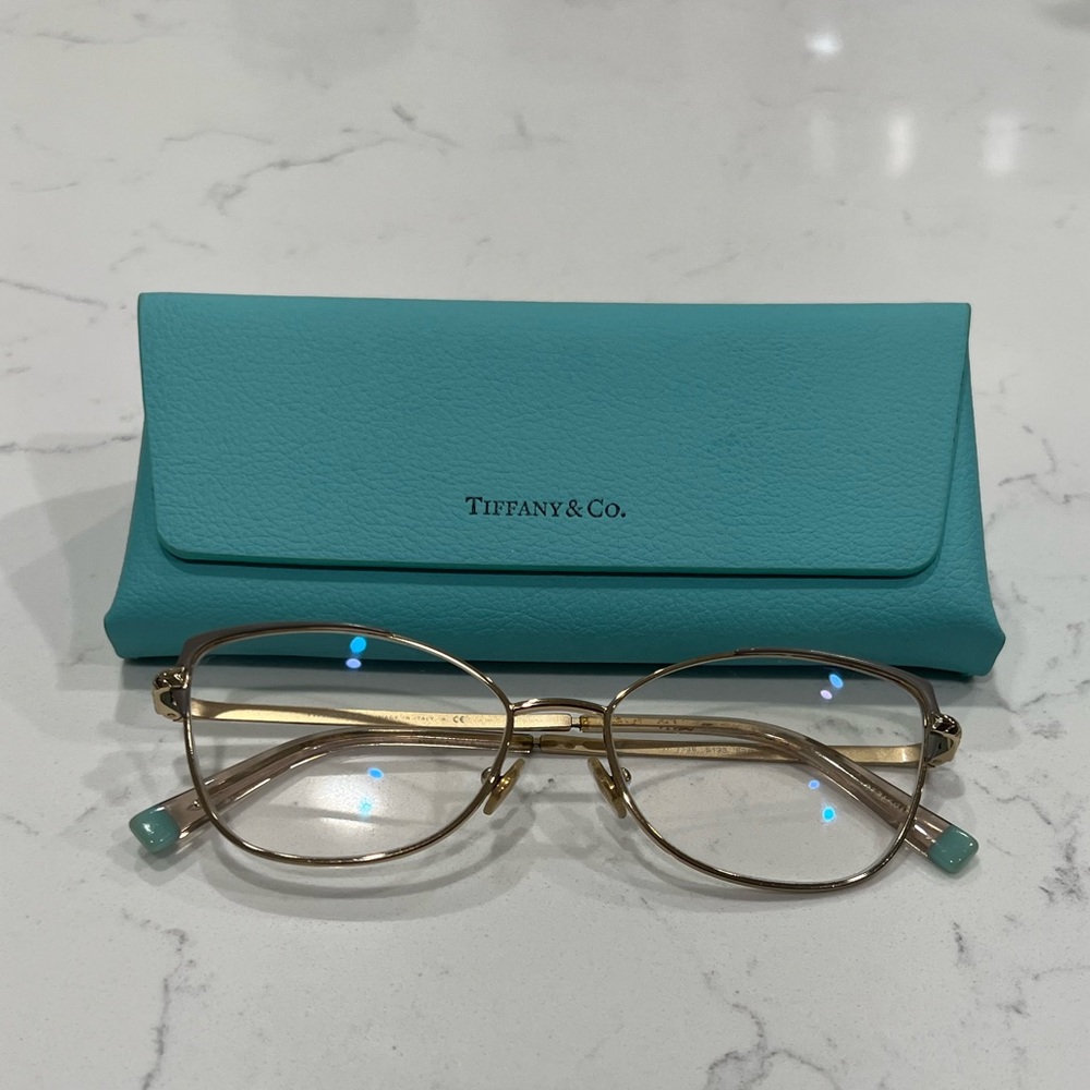 Tiffany & Co. Eyeglasses Women's TF1136 6133
Camel & Pale Gold